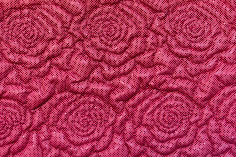 Quilting rose pattern