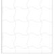 Wzór pikowania - Kwadrat falowany